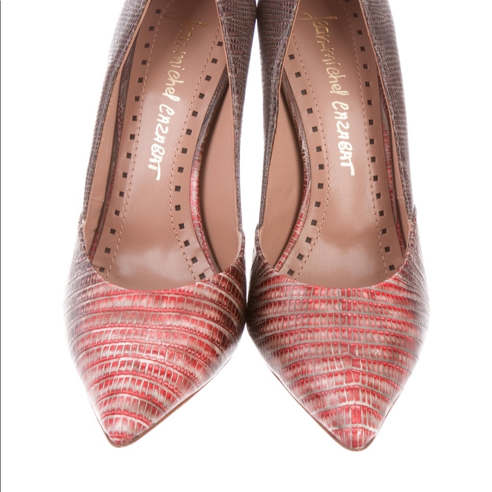 Jean-Michel Cazabat Embossed Heels Size 7.5